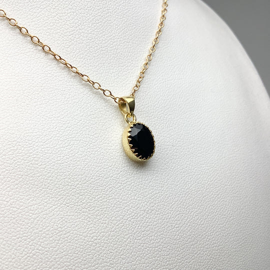 Black Onyx Pendant - Rocks and Gems Canada