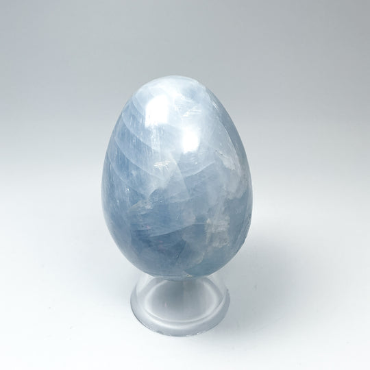 Blue Calcite Egg - Rocks and Gems Canada