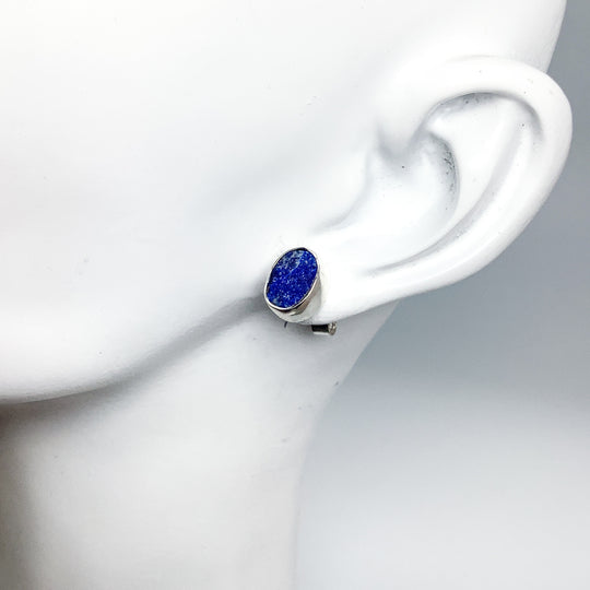 Lapis Lazuli Stud Earrings