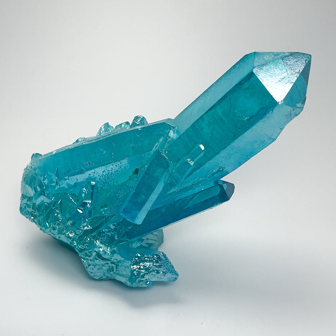 Aqua Aura Quartz Cluster