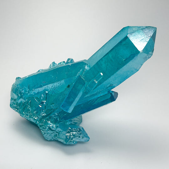Aqua Aura Quartz Cluster
