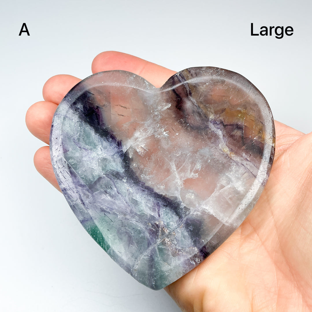 Fluorite Heart Bowl - Rocks and Gems Canada