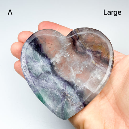 Fluorite Heart Bowl - Rocks and Gems Canada