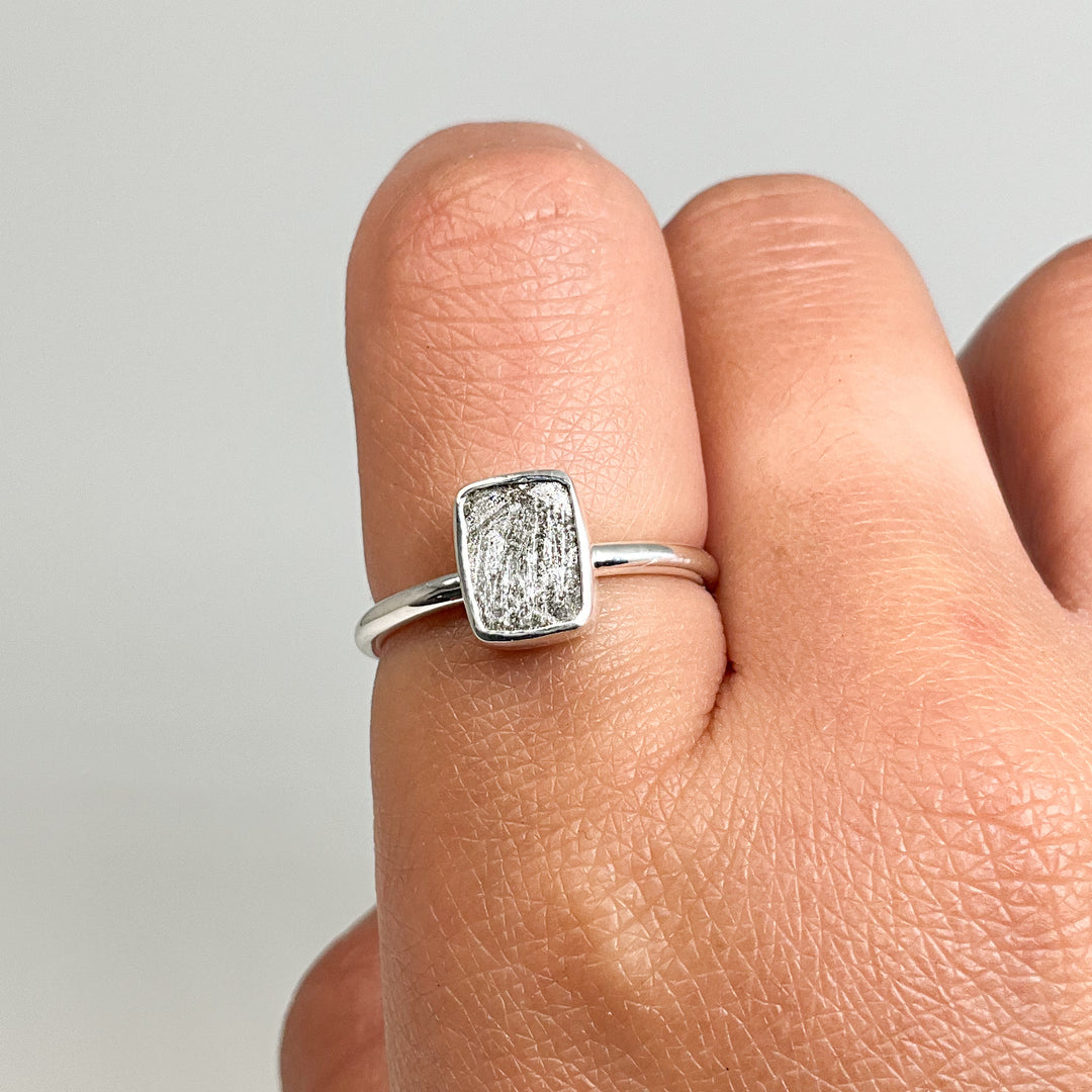 Muonionalusta Meteorite Ring - Rocks and Gems Canada