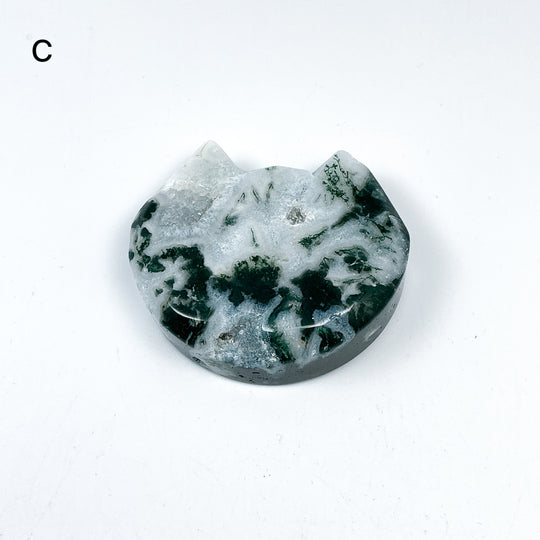 Moss Agate Cat Mini Bowl - Rocks and Gems Canada