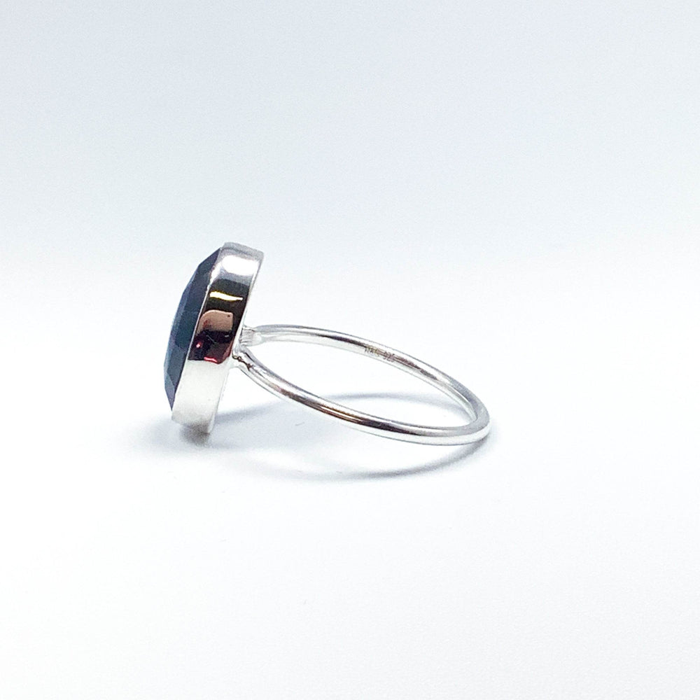 Dark Blue Sapphire Ring-Rocks and Gems Canada