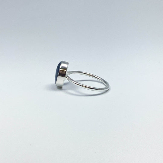 Dark Blue Sapphire Ring-Rocks and Gems Canada