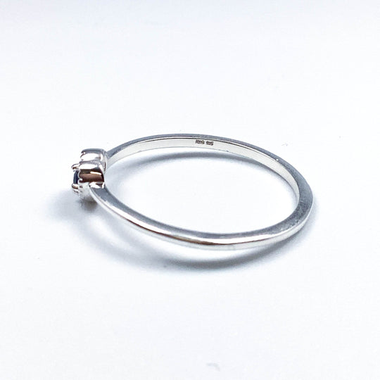 Dark Blue Sapphire Ring-Rocks and Gems Canada
