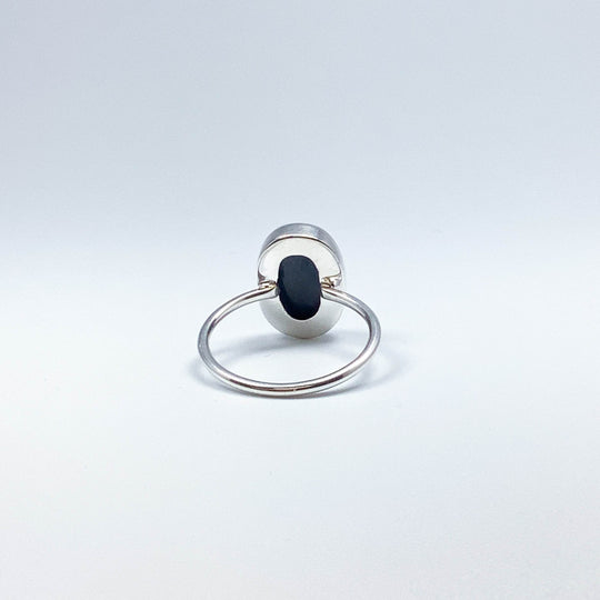 Dark Blue Sapphire Ring-Rocks and Gems Canada