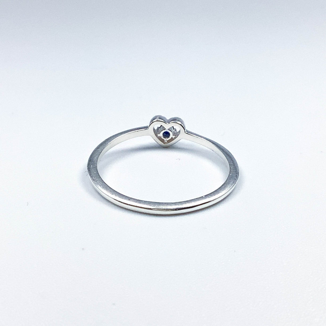 Dark Blue Sapphire Ring-Rocks and Gems Canada