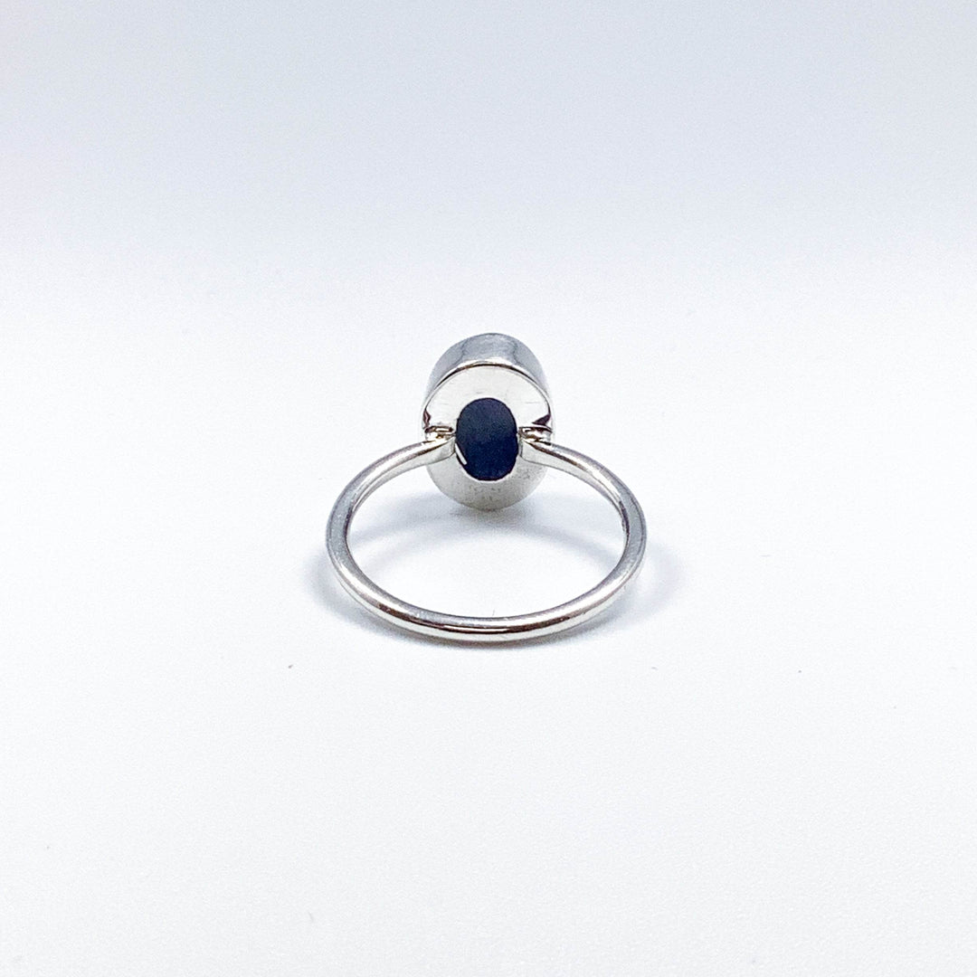 Dark Blue Sapphire Ring-Rocks and Gems Canada