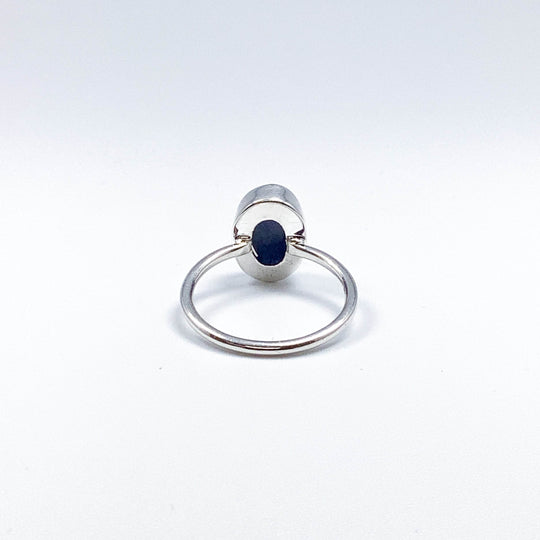 Dark Blue Sapphire Ring-Rocks and Gems Canada