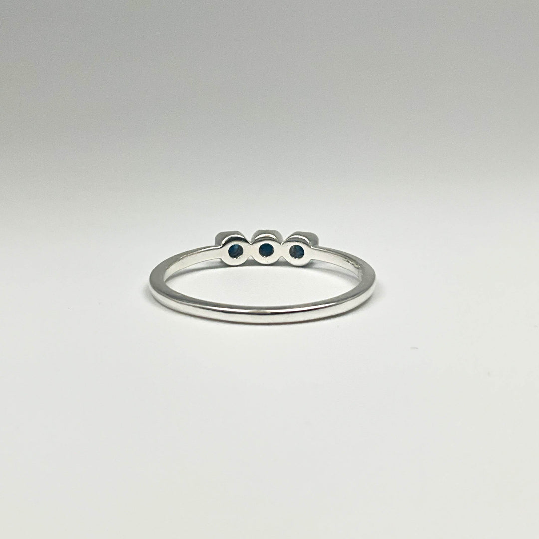 Dark Blue Sapphire Ring-Rocks and Gems Canada