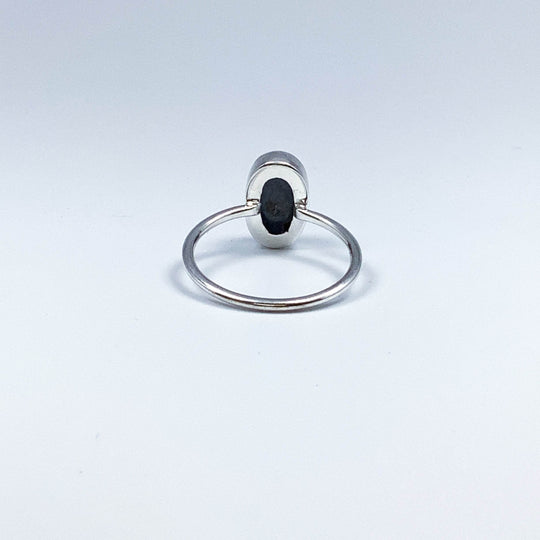 Dark Blue Sapphire Ring-Rocks and Gems Canada