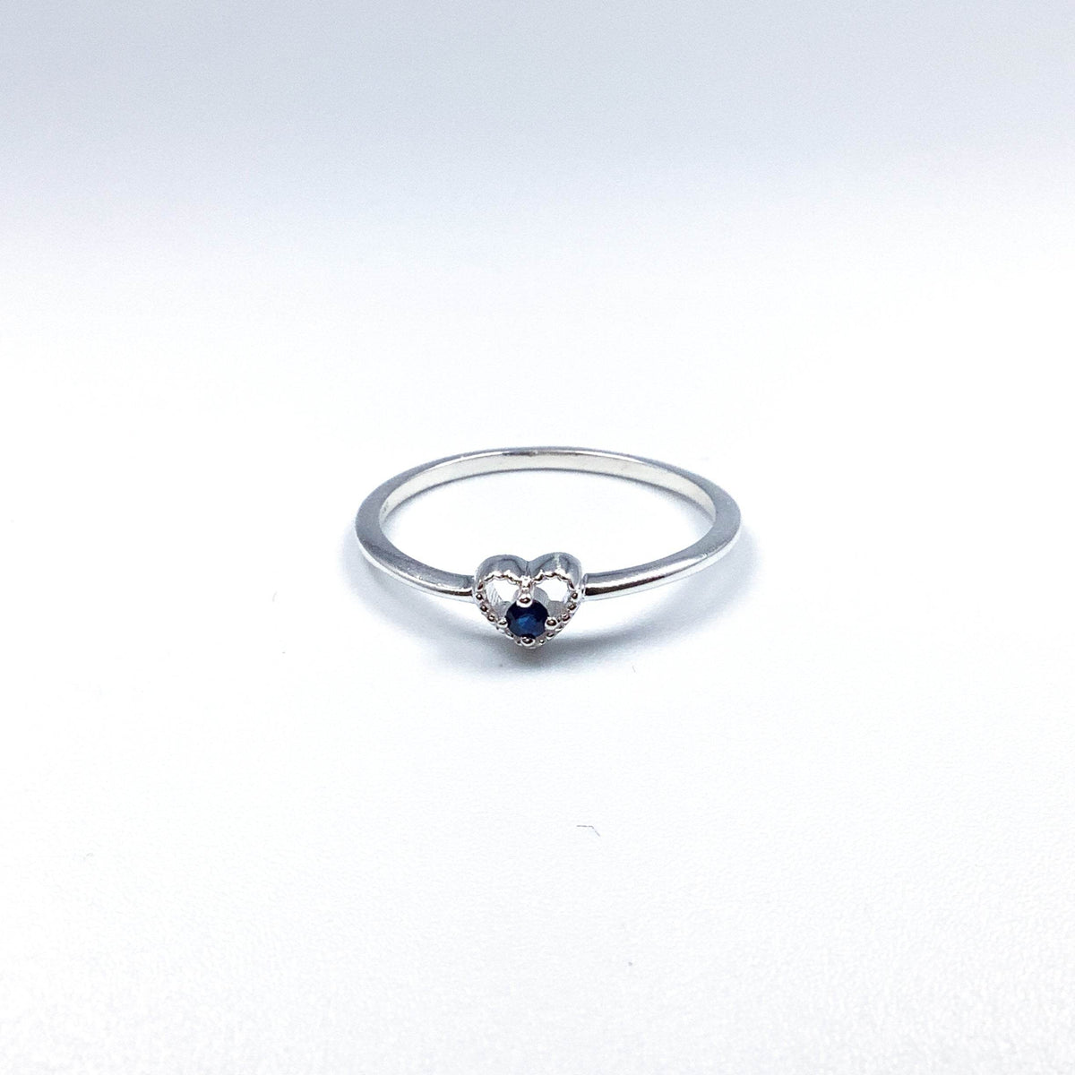 Dark Blue Sapphire Ring-Rocks and Gems Canada