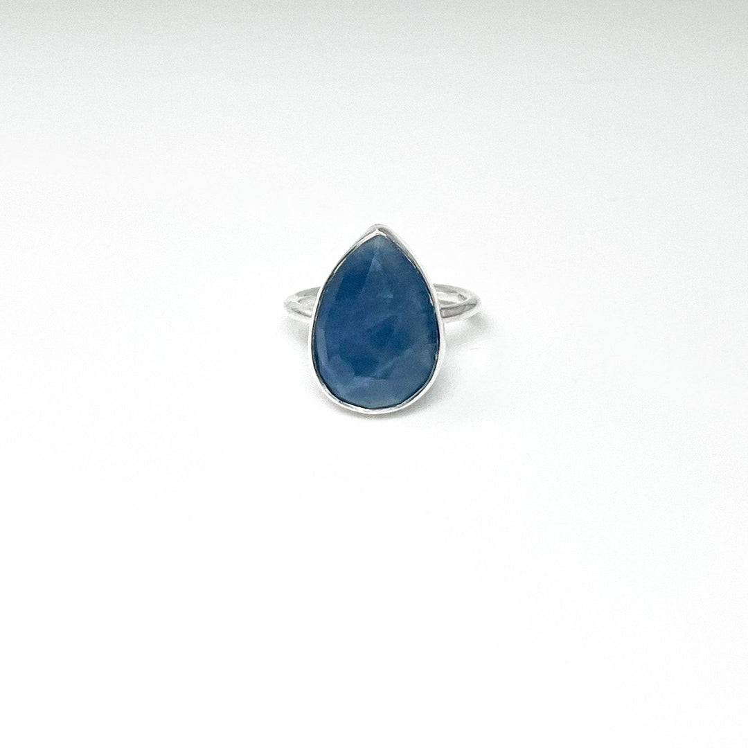 Dark Blue Sapphire Ring-Rocks and Gems Canada