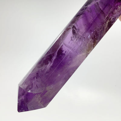 Double Terminated Amethyst Point on Stand