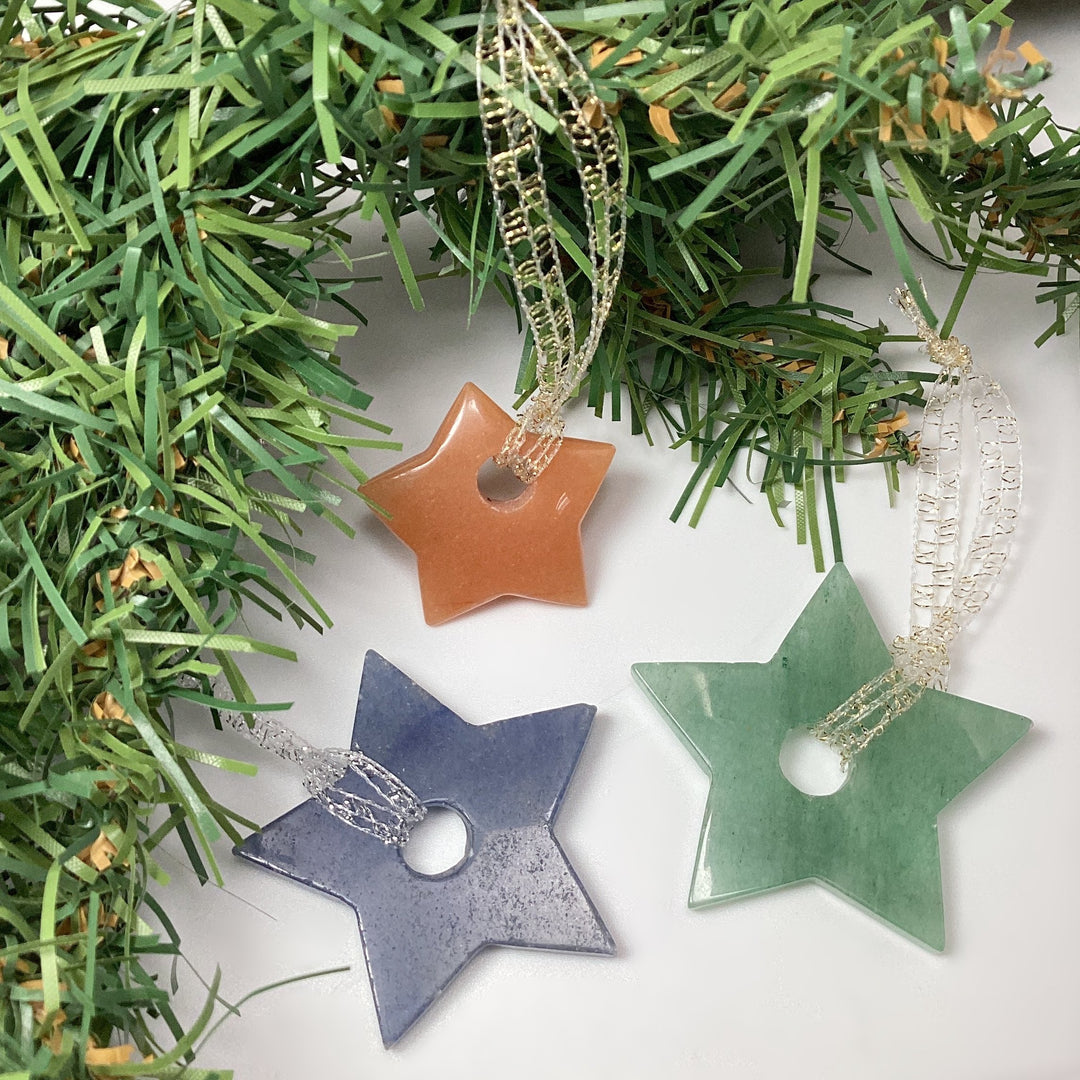 Star Gemstone Christmas Ornament - Rocks and Gems Canada