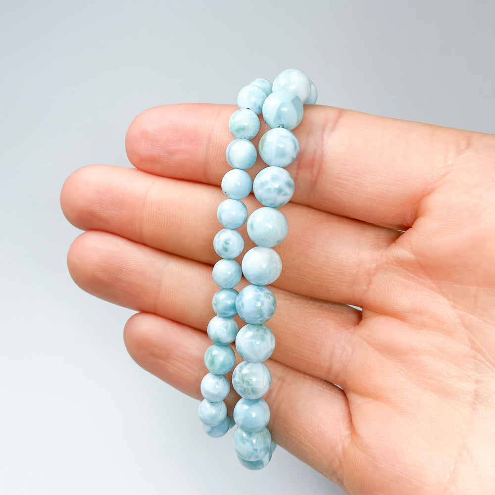 Larimar Beaded Bracelet