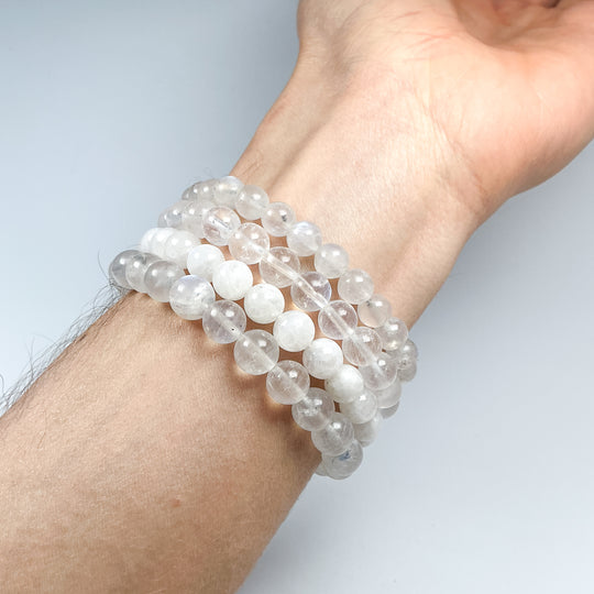 Moonstone Beaded Bracelet - High Quality