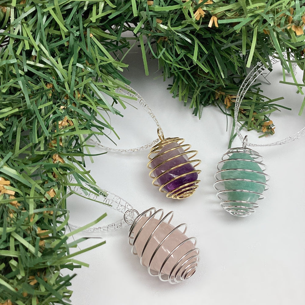 Spiral Gemstone Ornament - Rocks and Gems Canada