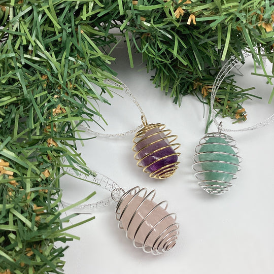 Spiral Gemstone Ornament - Rocks and Gems Canada