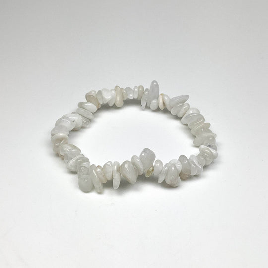 Moonstone Chip Beaded Bracelet - Rocks and Gems Canada