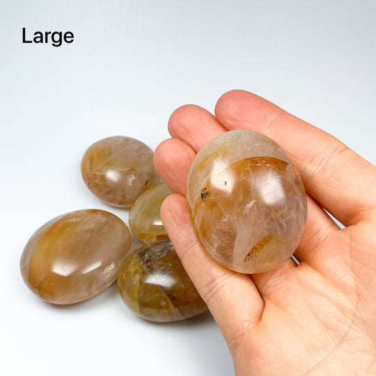 Golden Hematoid Quartz Tumble