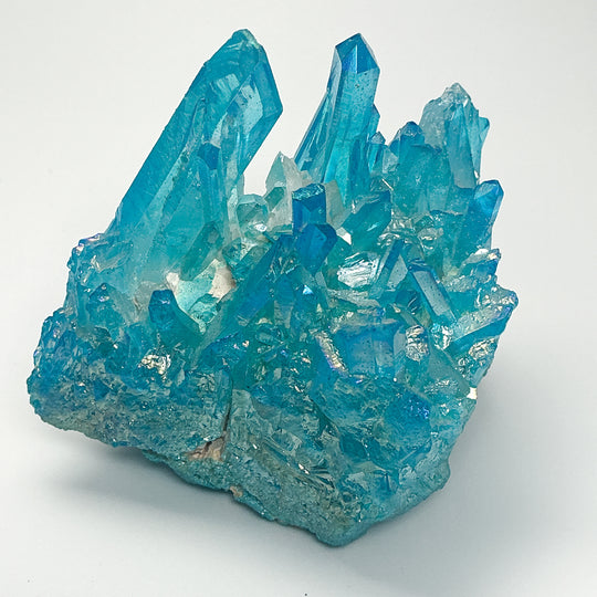 Aqua Aura Quartz Cluster