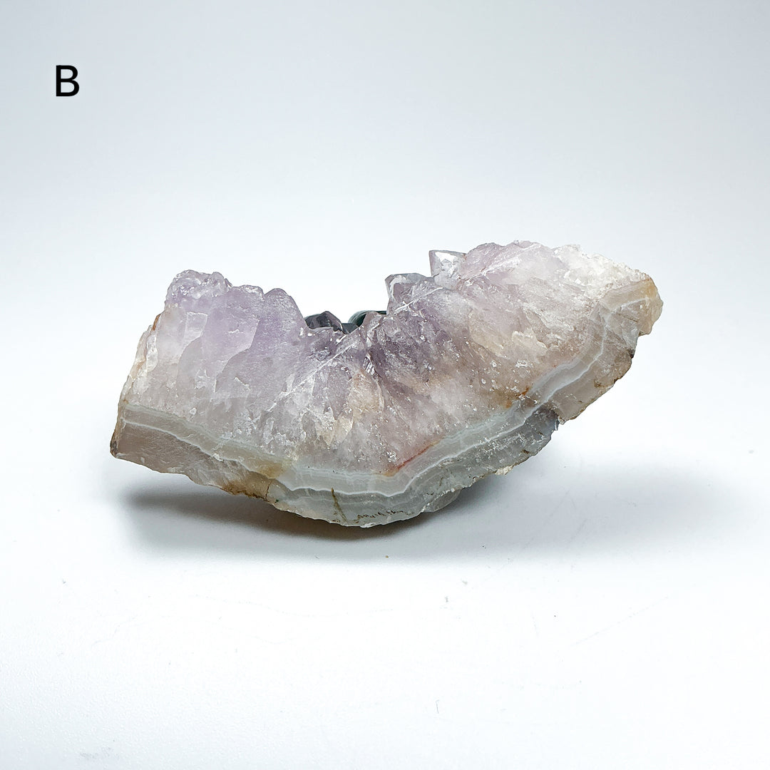 BC Jade Bear with Fish on Amethyst Base - Rocks and Gems Canada