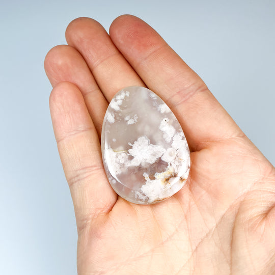 Worry Stone - Flower Agate - Rocks and Gems Canada