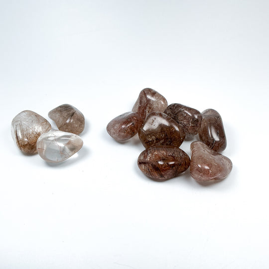 Rutilated Quartz Tumble - Rocks and Gems Canada