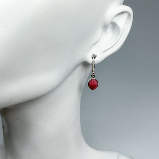 Rhodonite Dangle Earrings