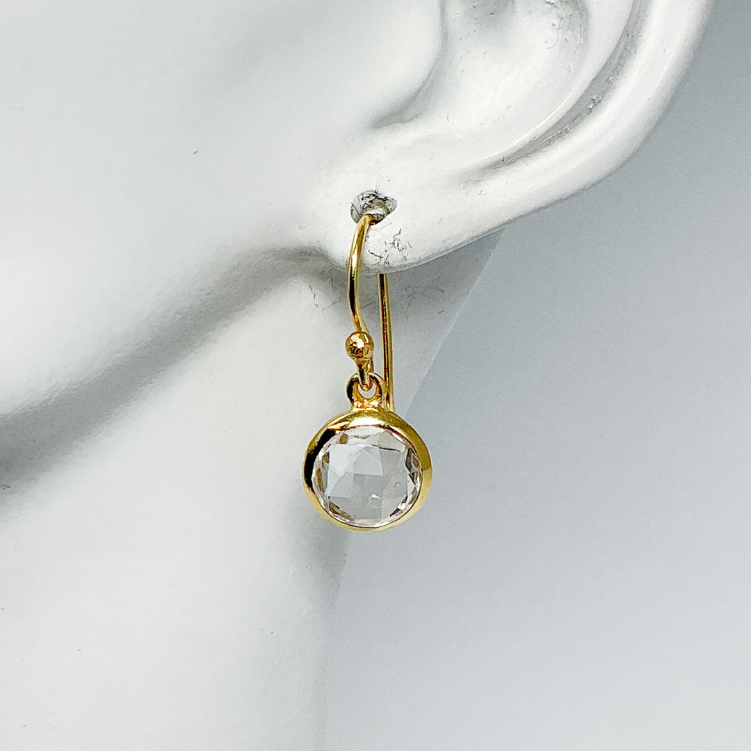 Quartz Dangle Earrings