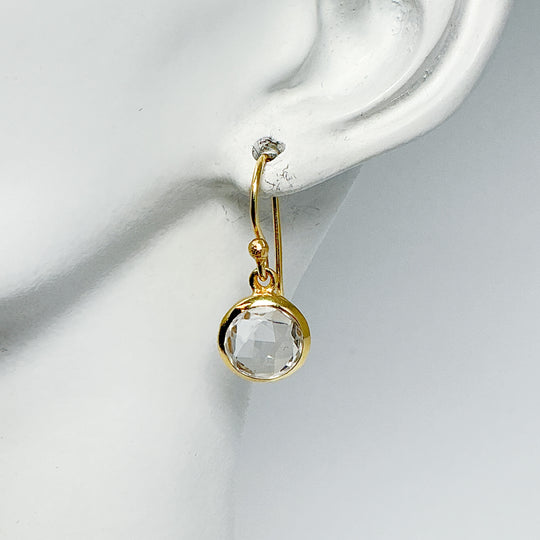 Quartz Dangle Earrings