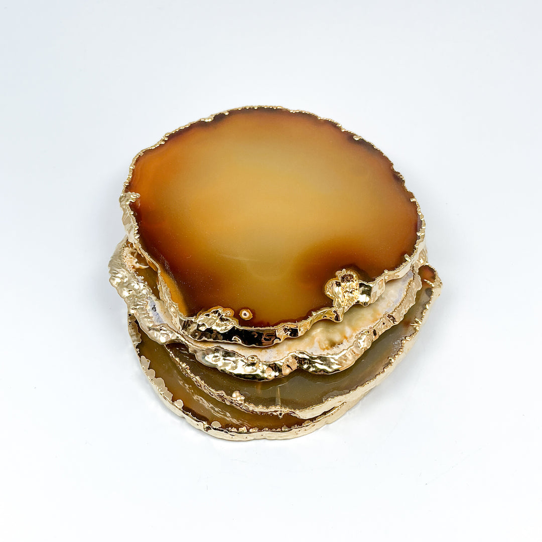 Agate Coasters - Set of 4