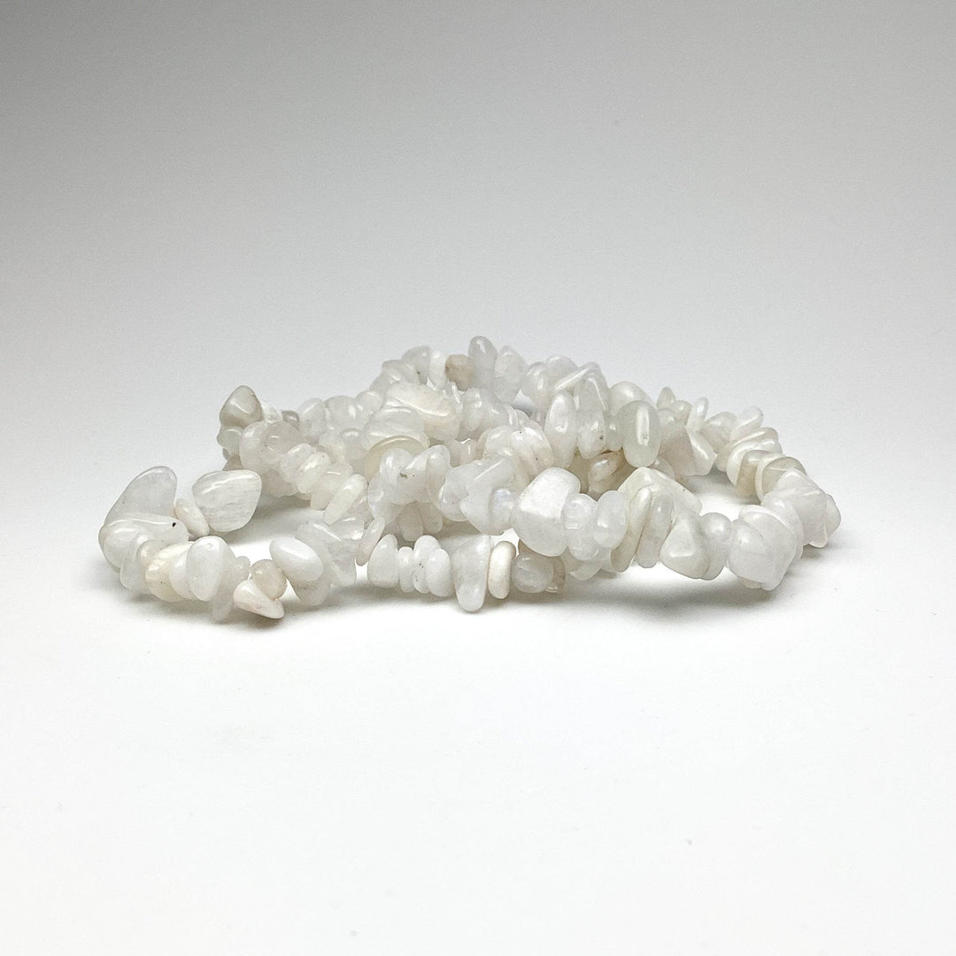 Moonstone Chip Beaded Bracelet - Rocks and Gems Canada