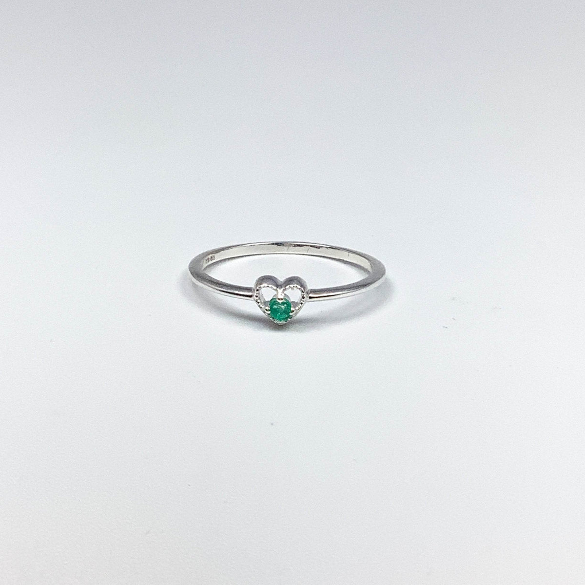 Emerald Heart Ring-Rocks and Gems Canada