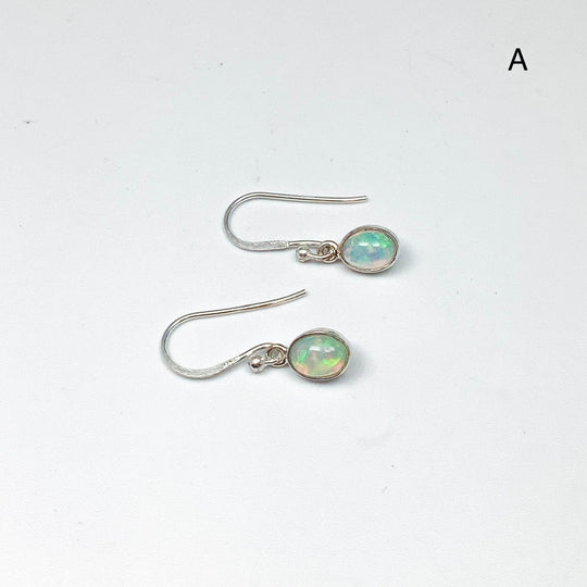 Ethiopian Fire Opal Dangle Earrings-Rocks and Gems Canada
