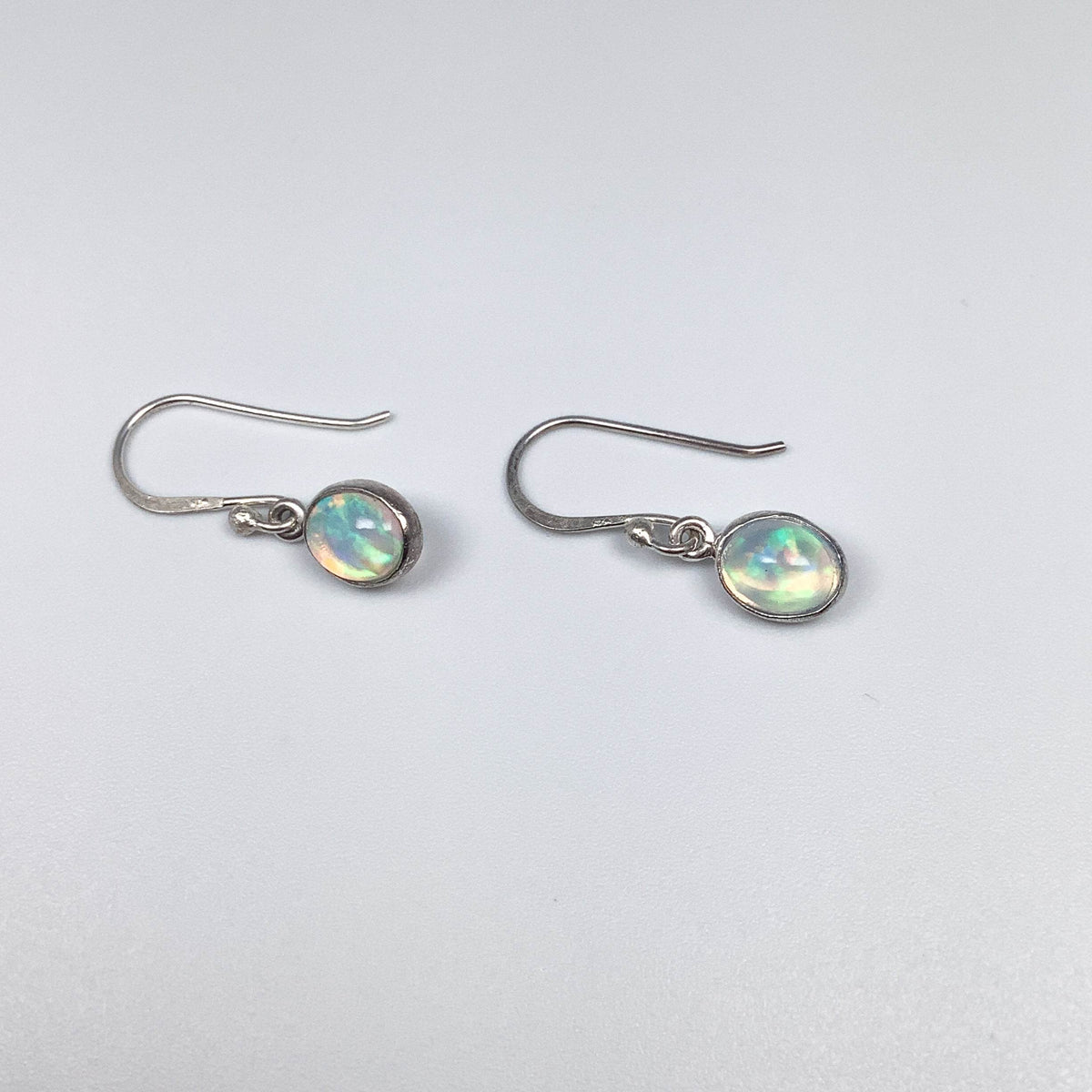 Ethiopian Fire Opal Dangle Earrings-Rocks and Gems Canada