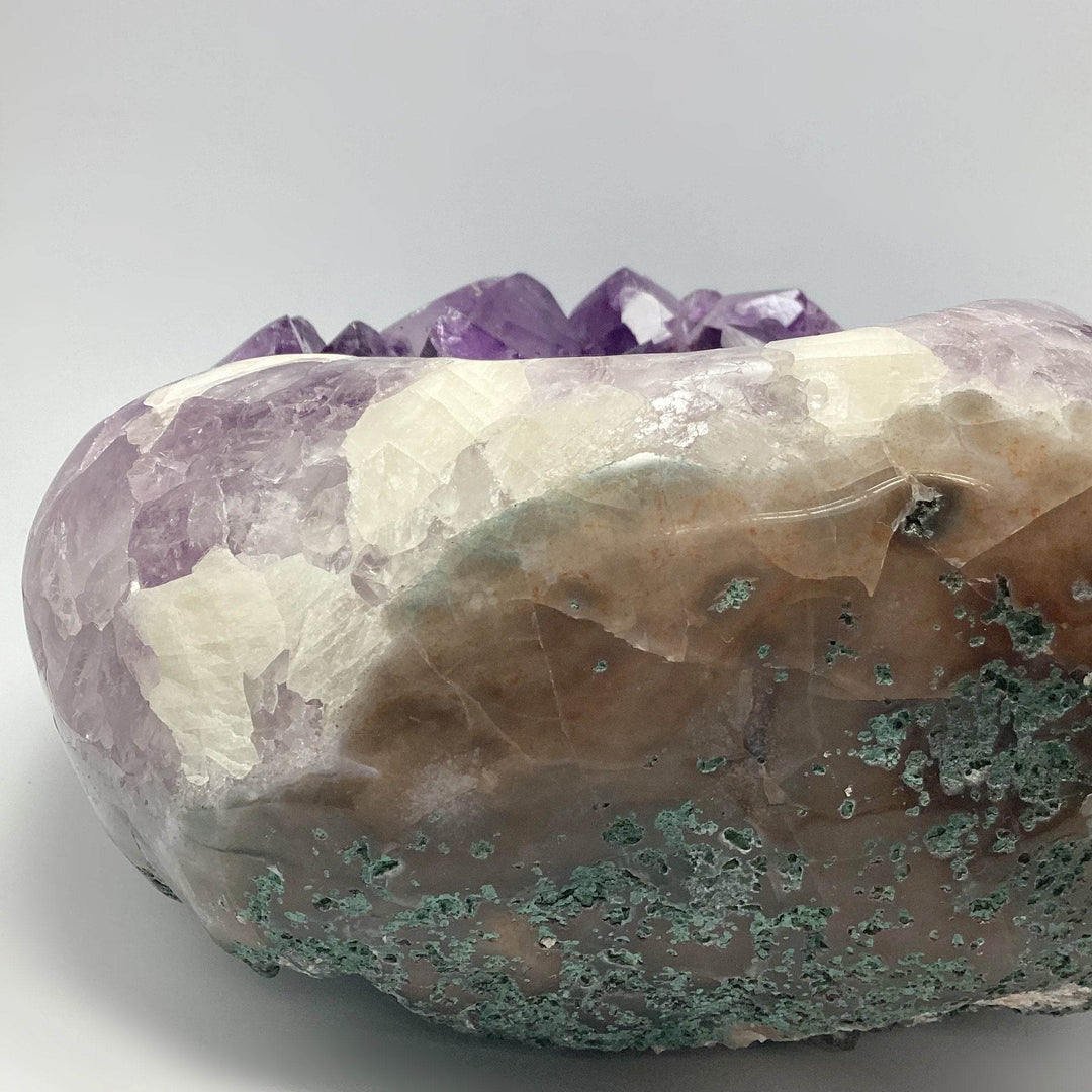 Extra Large Polished Amethyst Druze Cluster-Rocks and Gems Canada