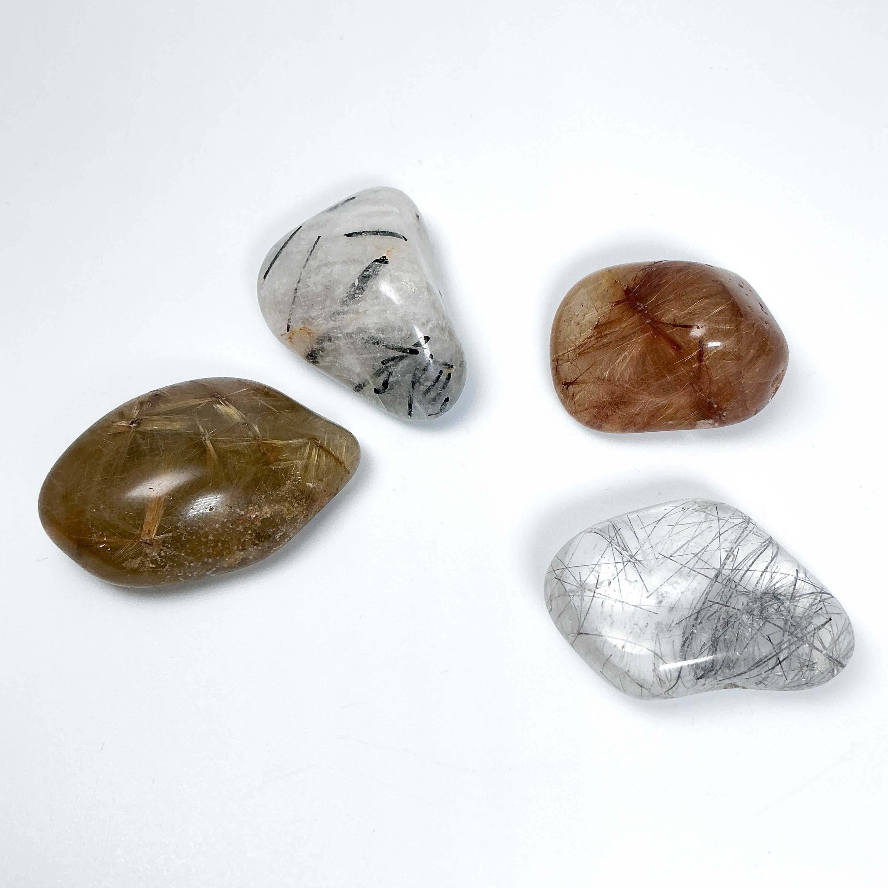 Rutilated Quartz Tumble - Rocks and Gems Canada