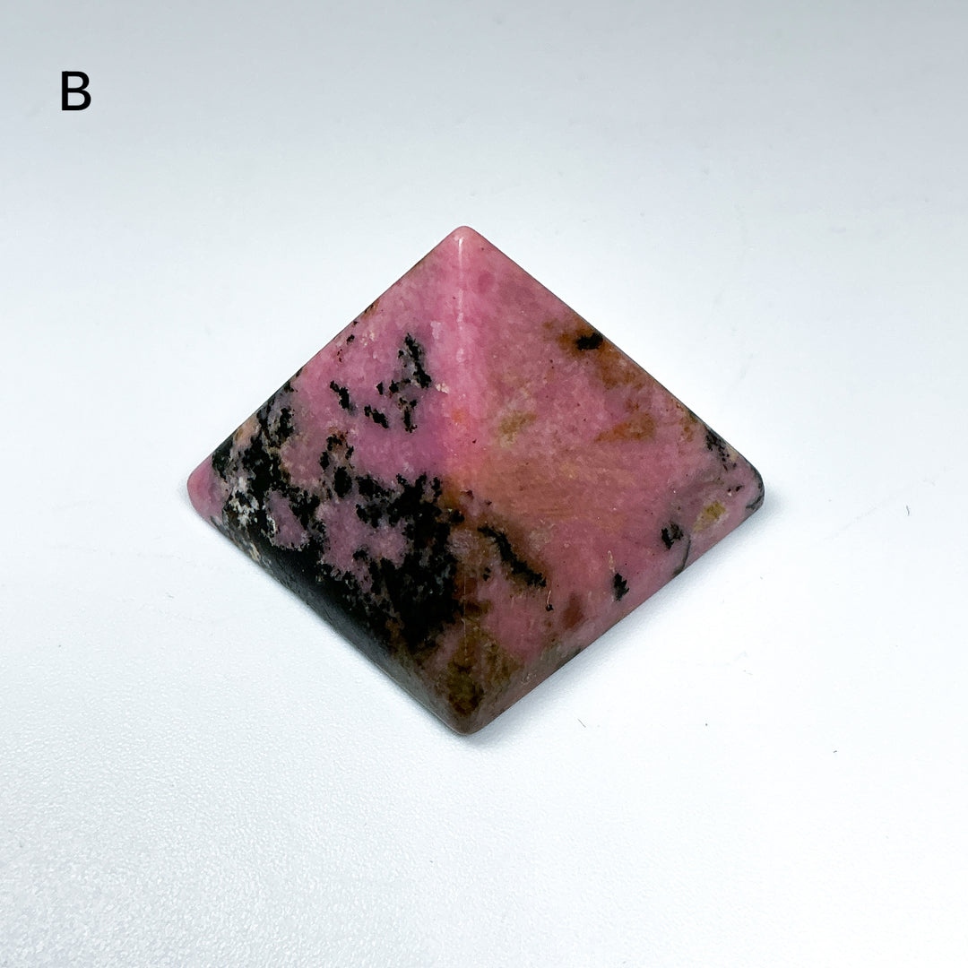 Rhodonite Pyramid - Rocks and Gems Canada