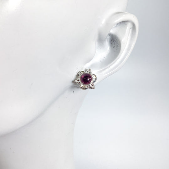Pink Tourmaline Dangle Earrings - Rocks and Gems Canada