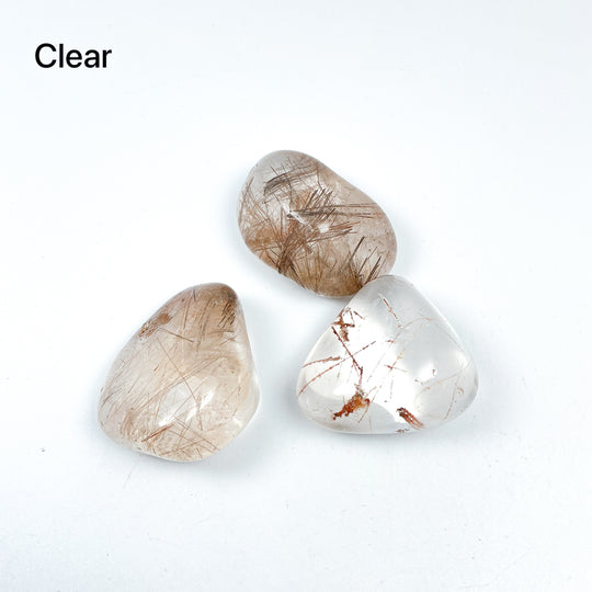 Rutilated Quartz Tumble - Rocks and Gems Canada
