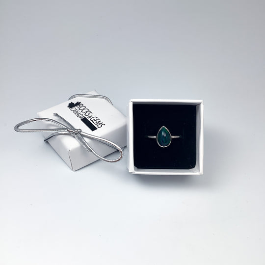 Black Ethiopian Opal Ring