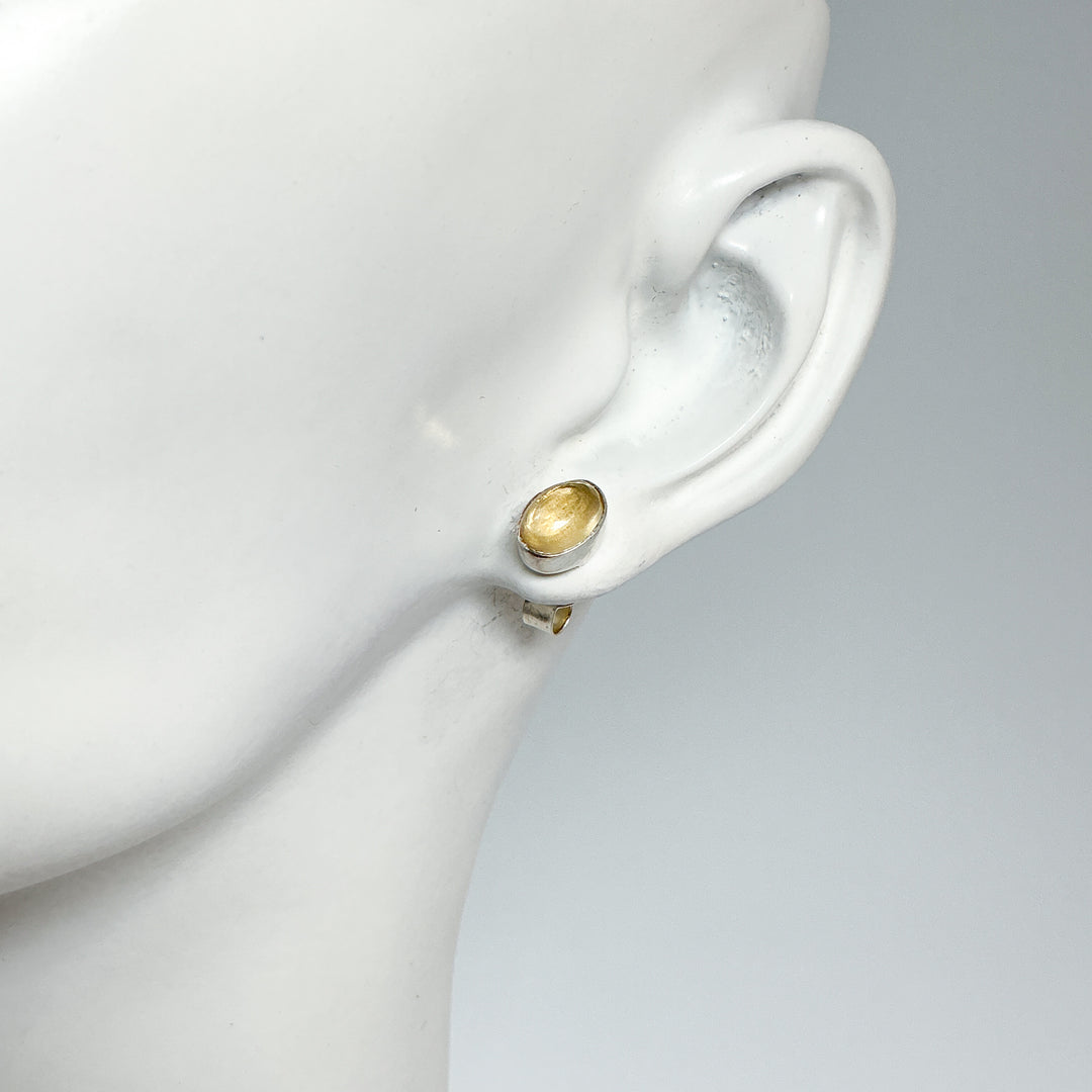 Citrine Stud Earrings