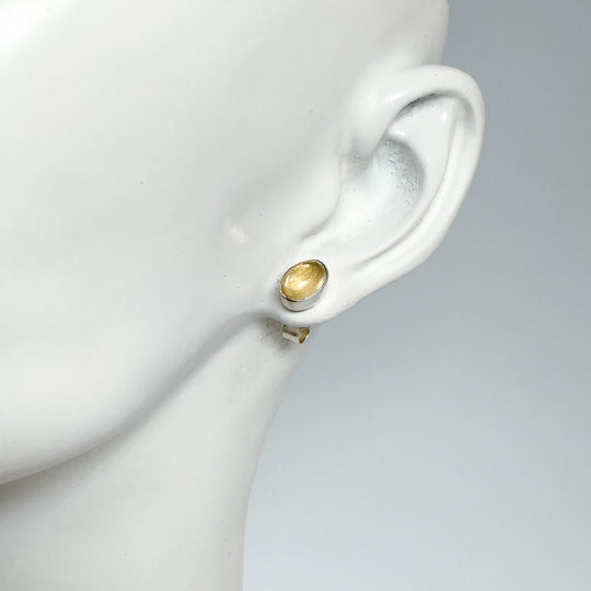 Citrine Stud Earrings