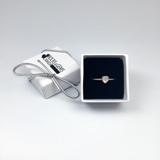 Australian Opal Heart Ring
