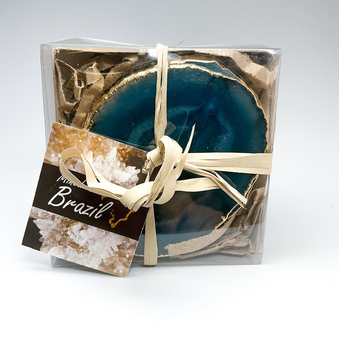 Agate Coasters - Set of 4